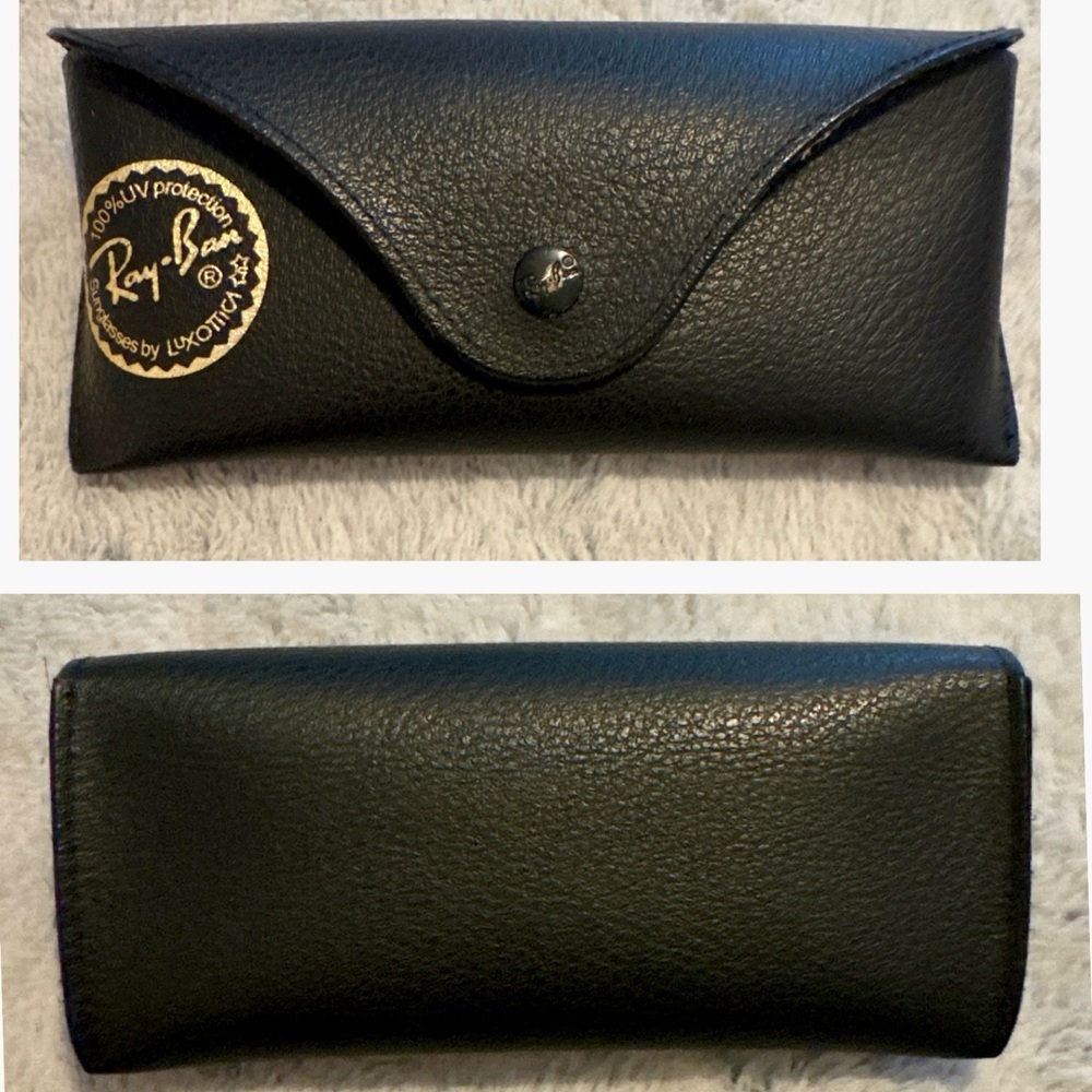 Ray-Ban Black Leather Sunglasses Case